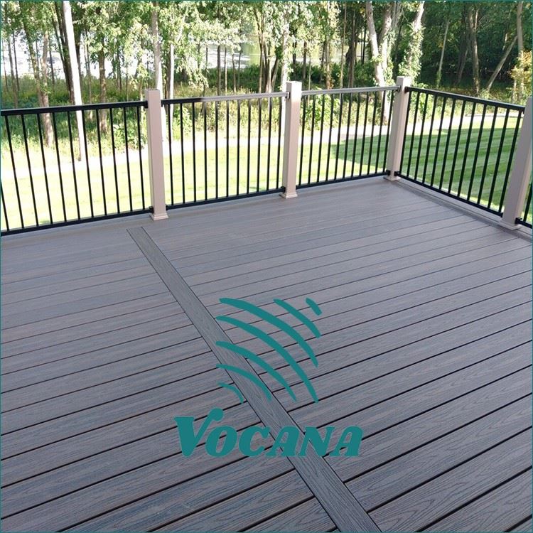 Outdoor Decorative WPC Composite Flooring for Theme Park Cottages & Garden Pavilion Deck Areas | Wood Grain Aesthetic Boards